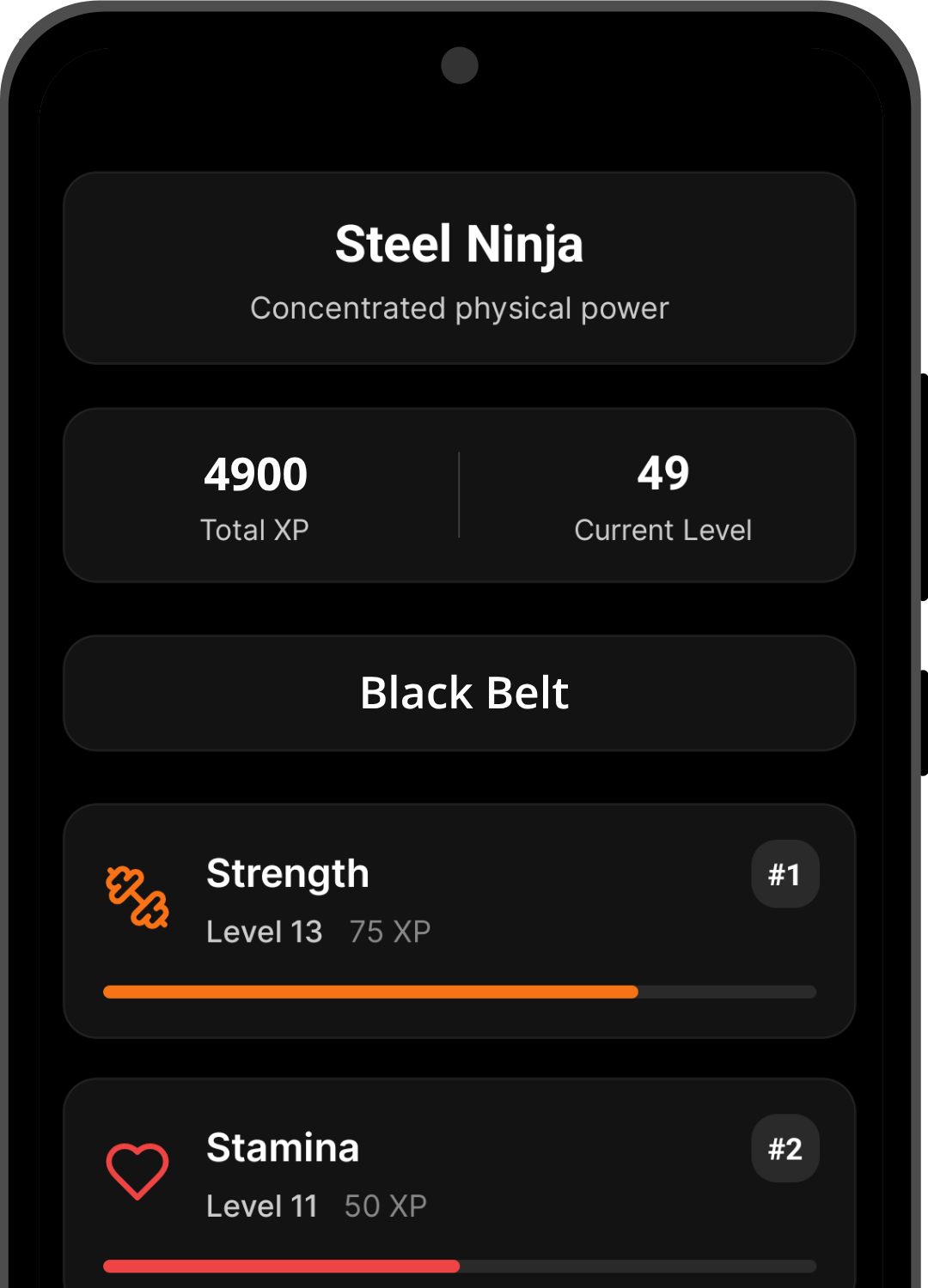 MyNinja App Screen